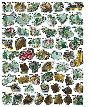 Brain Games  Sticker by Number  Vintage: Birds (28 Images to Sticker),Used