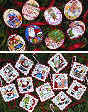 Mini Cross Stitch Ornaments: 160 Festive Quickto Stitch Ornaments to Finish in No Time,New