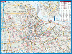 Laminated Amsterdam Map by Borch (English Edition),Used