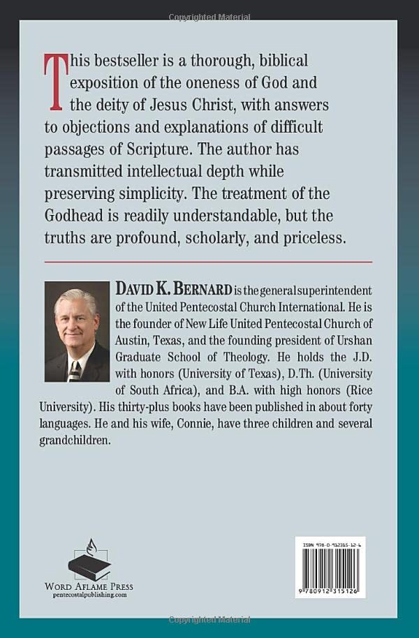 The Oneness of God: Volume 1 (Series in Pentecostal Theology, Vol 1),New