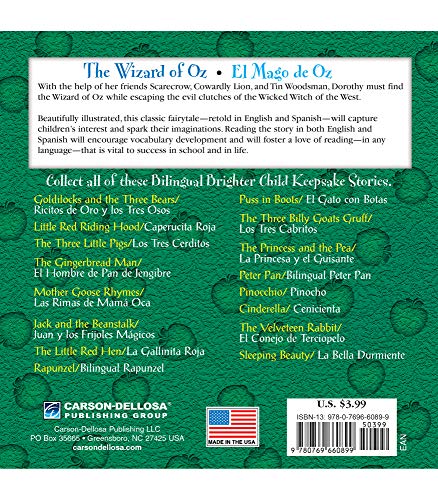 The Wizard Of Oz  El Mago De Oz (Keepsake Stories, Bilingual),Used