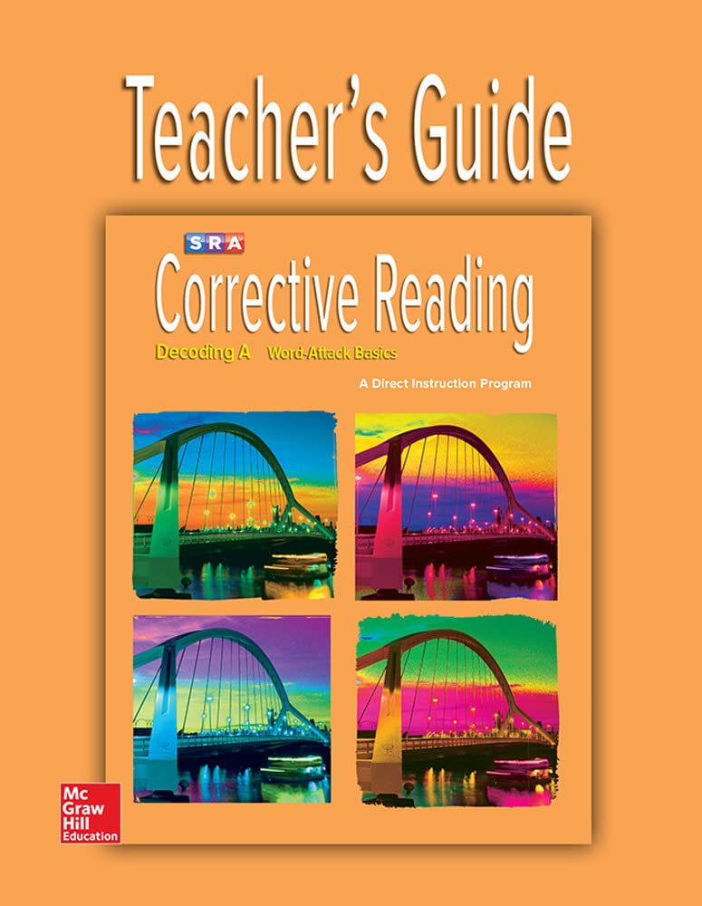 Corrective Reading Decoding Level A, Teacher Guide (CORRECTIVE READING DECODING SERIES),Used