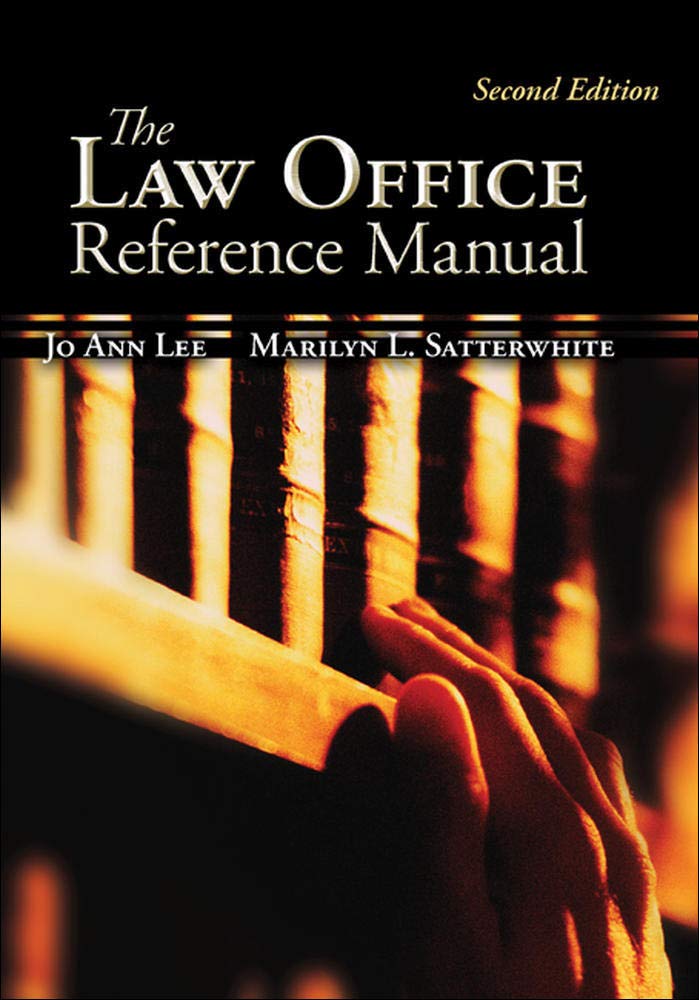 The Law Office Reference Manual,Used