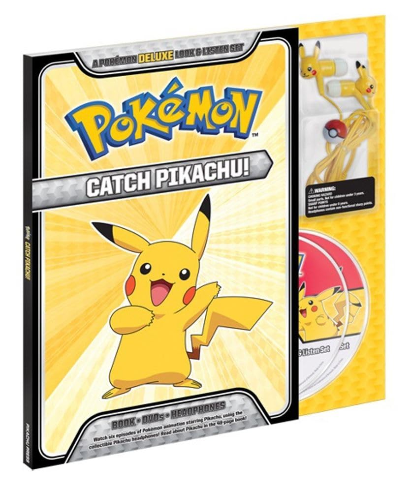 Catch Pikachu! DELUXE Look & Listen Set (Pokemon),Used