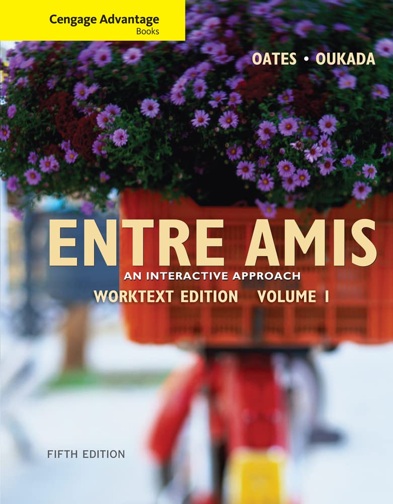 Cengage Advantage Books: Entre Amis, Volume 1 (World Languages),New