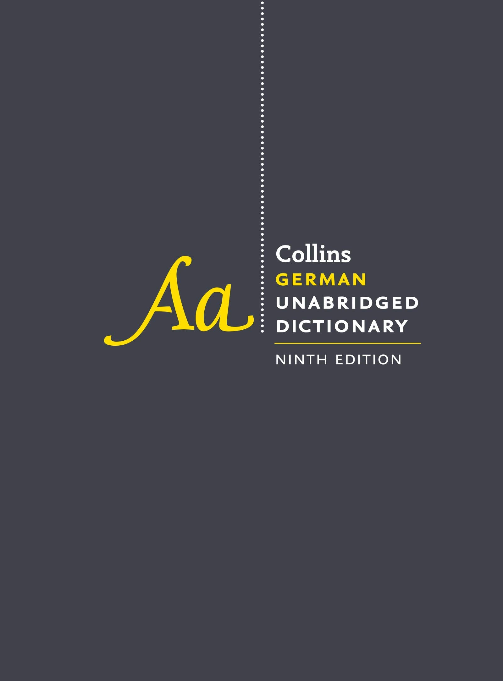 Collins German Unabridged Dictionary, 9th Edition,Used