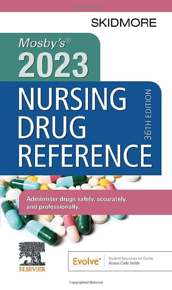 Mosby'S 2023 Nursing Drug Reference,Used