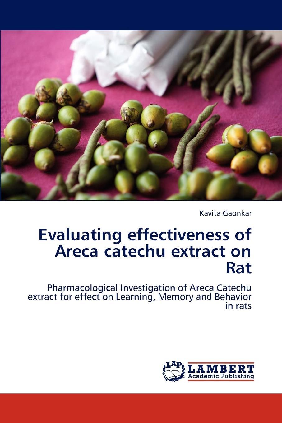 Evaluating effectiveness of Areca catechu extract on Rat: Pharmacological Investigation of Areca Catechu extract for effect on L,Used