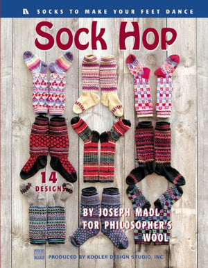 Sock Hop, Make Your Feet Dance, knit designs, Philiospher's Wool (Leisure Arts #3597),Used