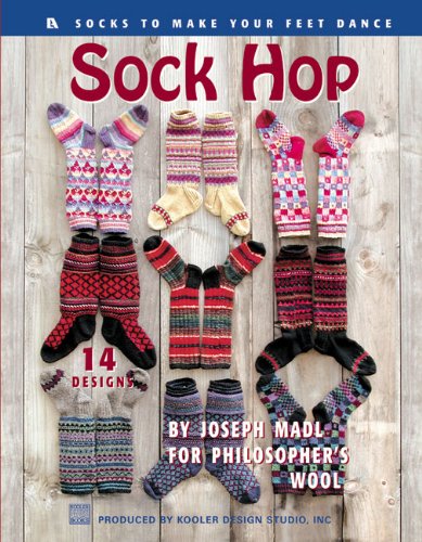 Sock Hop, Make Your Feet Dance, knit designs, Philiospher's Wool (Leisure Arts #3597),Used