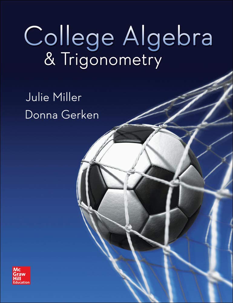 College Algebra & Trigonometry  Standalone book,New