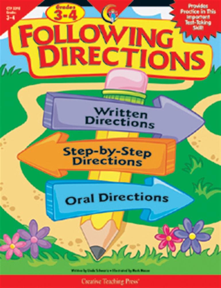 Following Directions, Gr. 34,Used