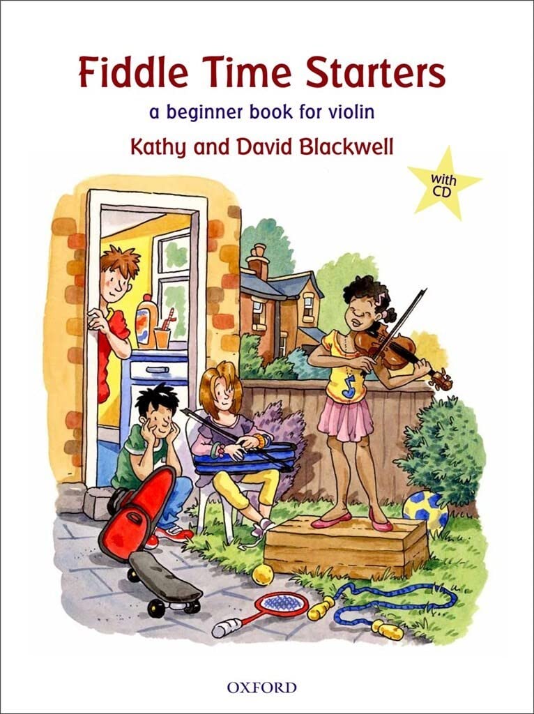 Fiddle Time Starters + CD: A Beginner Book for Violin by Blackwell, Kathy, Blackwell, David (2012) Sheet music,New