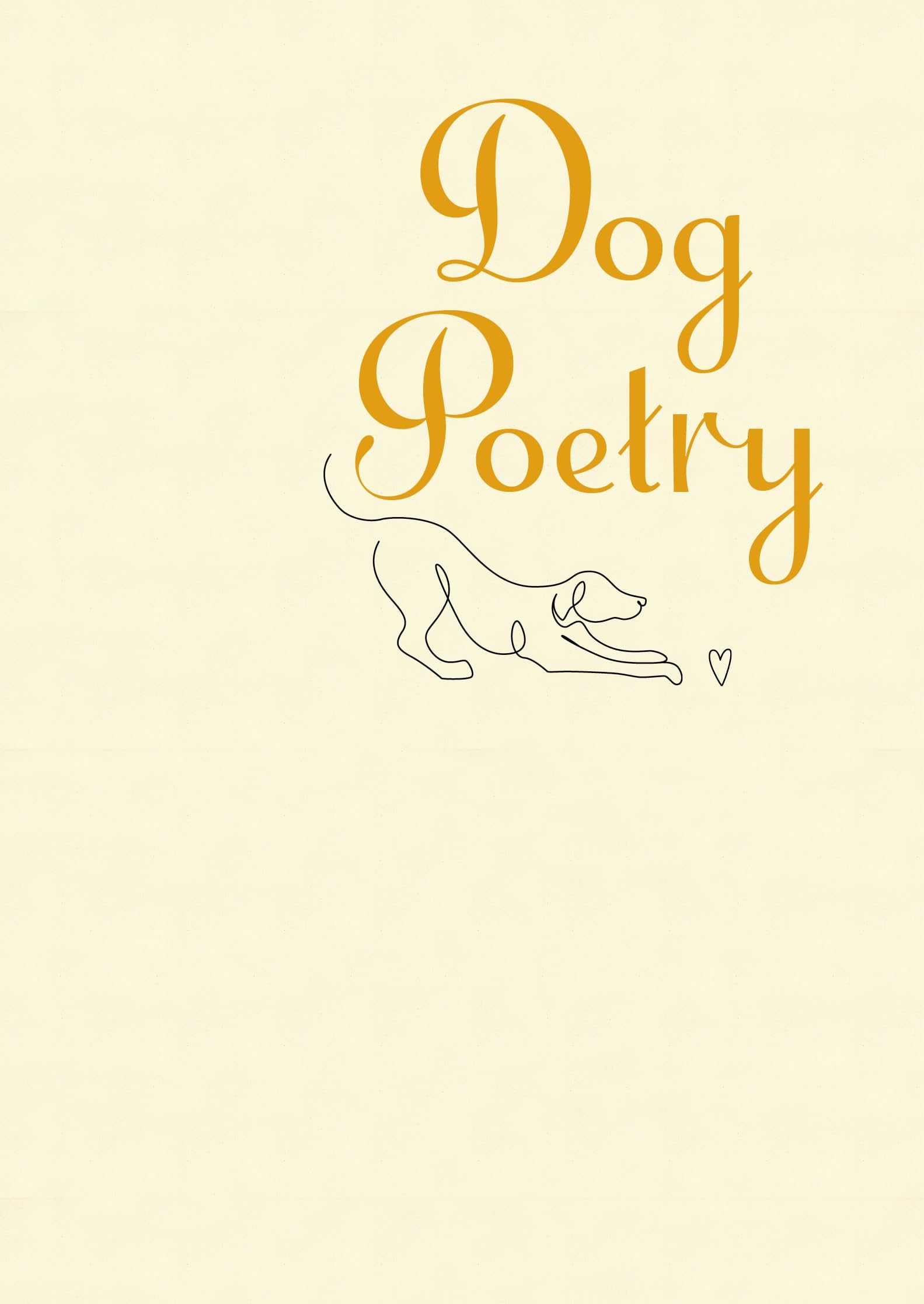 Dog Poetry