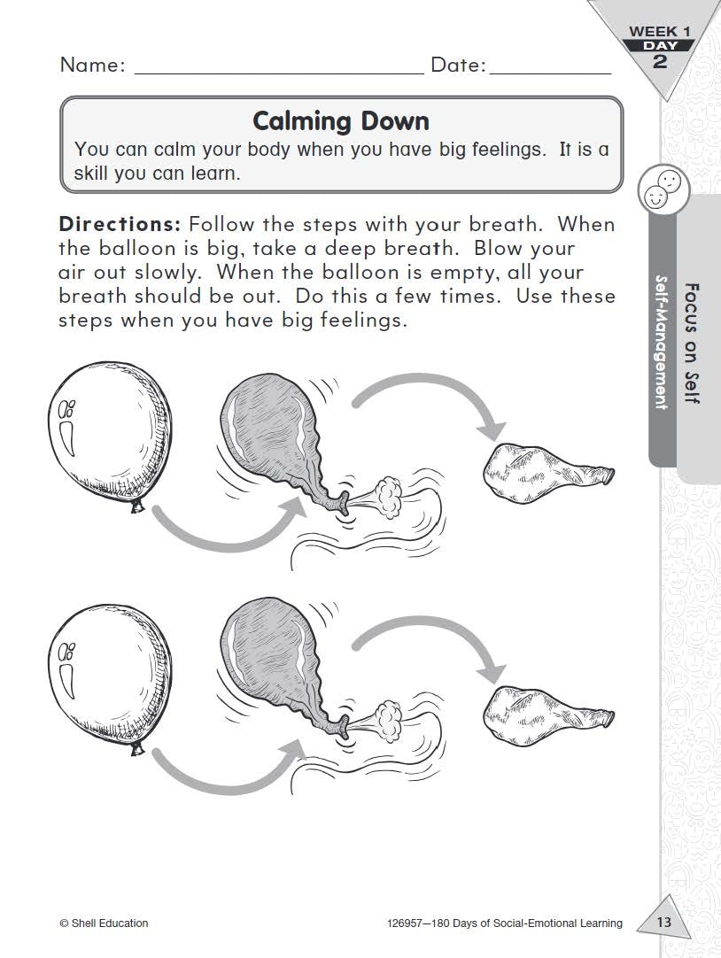 180 Days: SocialEmotional Learning for 1st Grade Practice Workbook for Classroom and Home, Cool and Fun Practice Created by Tea,Used