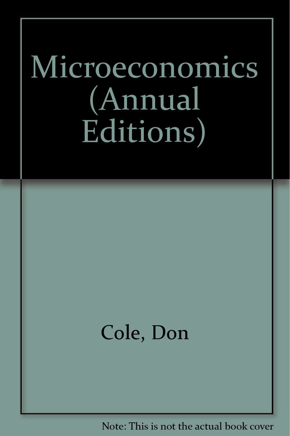 Microeconomics (Annual Editions),Used