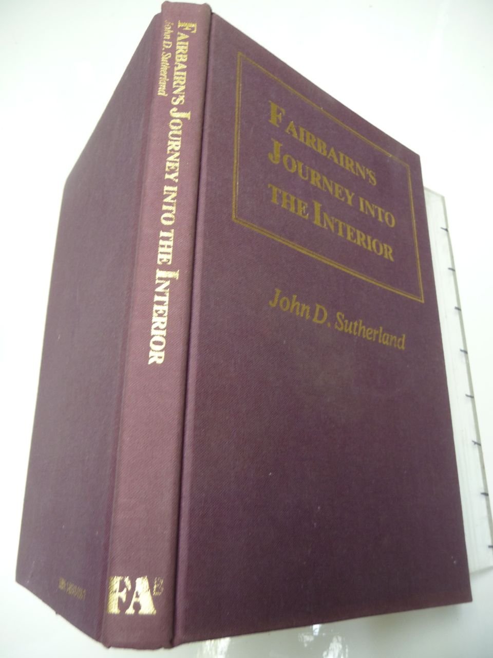 Fairbairn's Journey into the Interior,Used