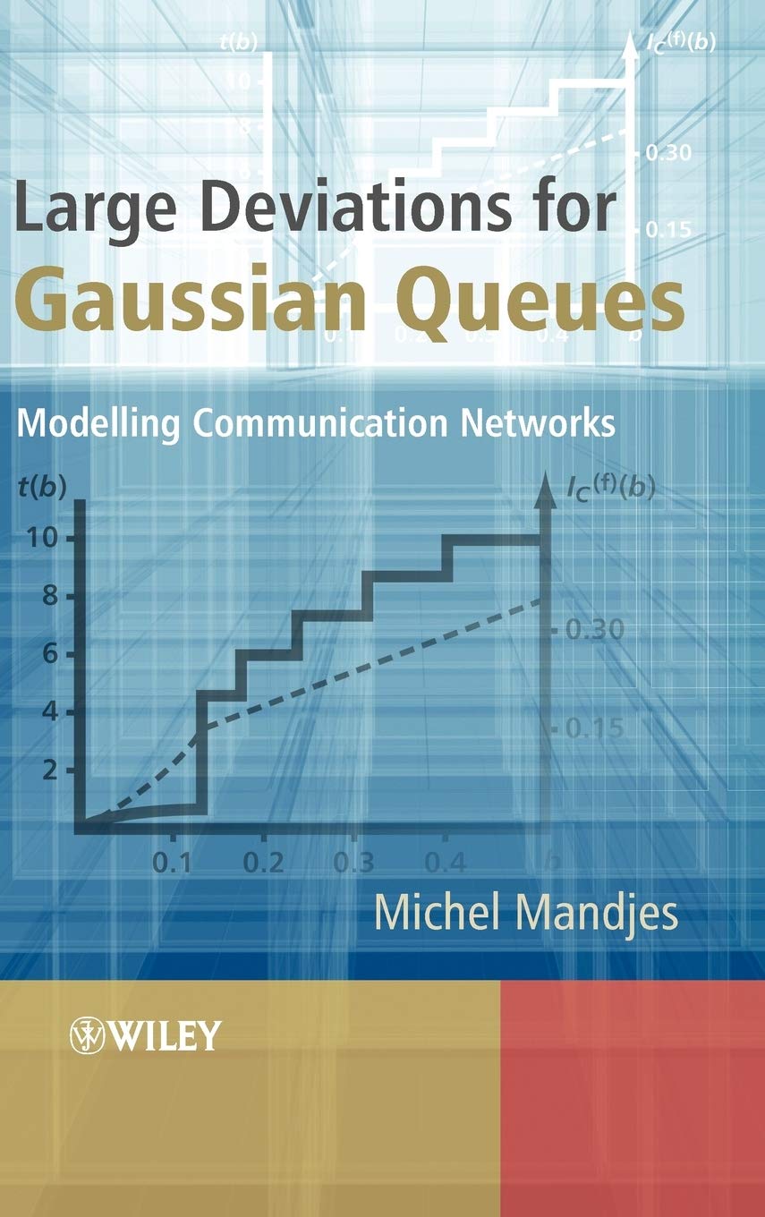Large Deviations For Gaussian Queues: Modelling Communication Networks,New