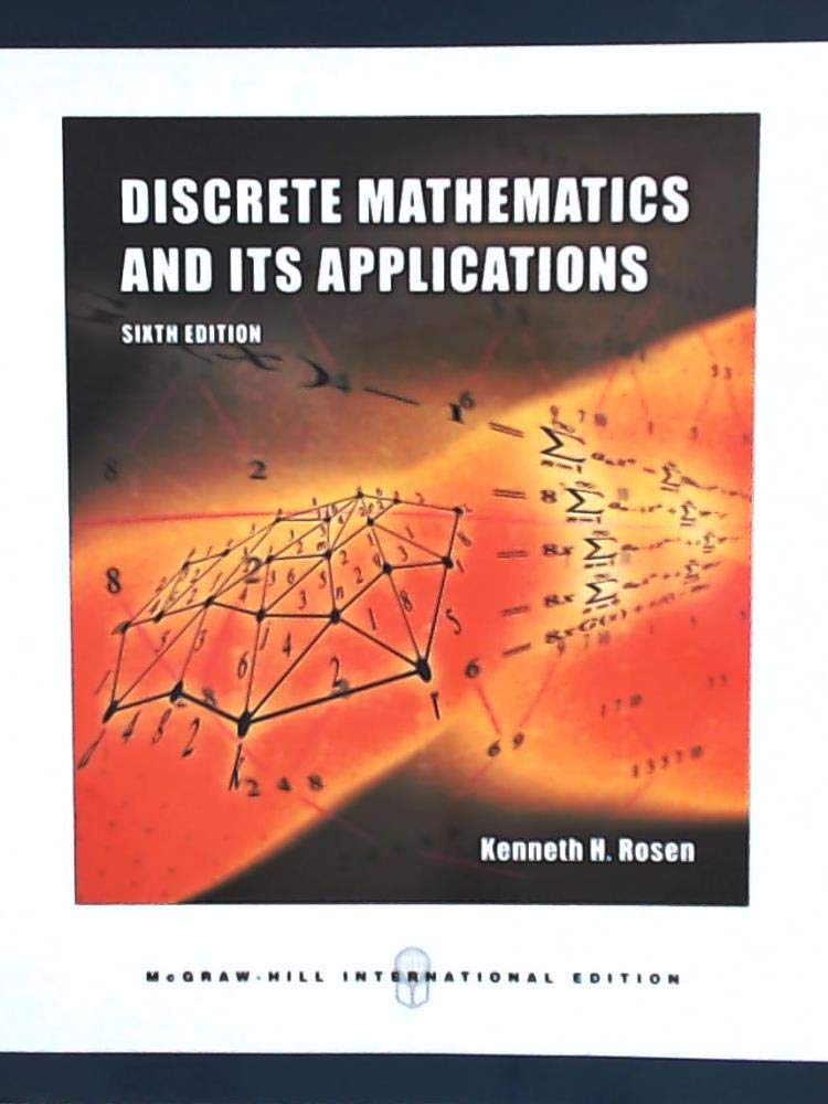 Discrete Mathematics and Its Applications International Version,Used