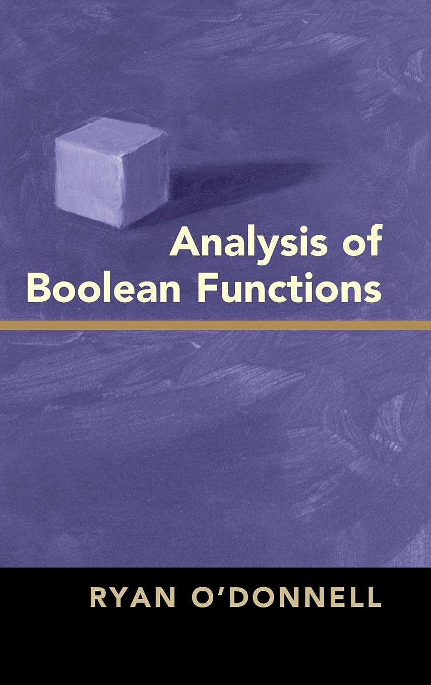 Analysis of Boolean Functions,Used