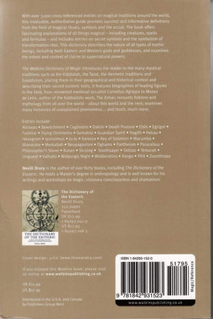 The Watkins Dictionary of Magic: Over 3,000 Entries on the World of Magical Formulas, Secret Symbols and the Occu lt,Used