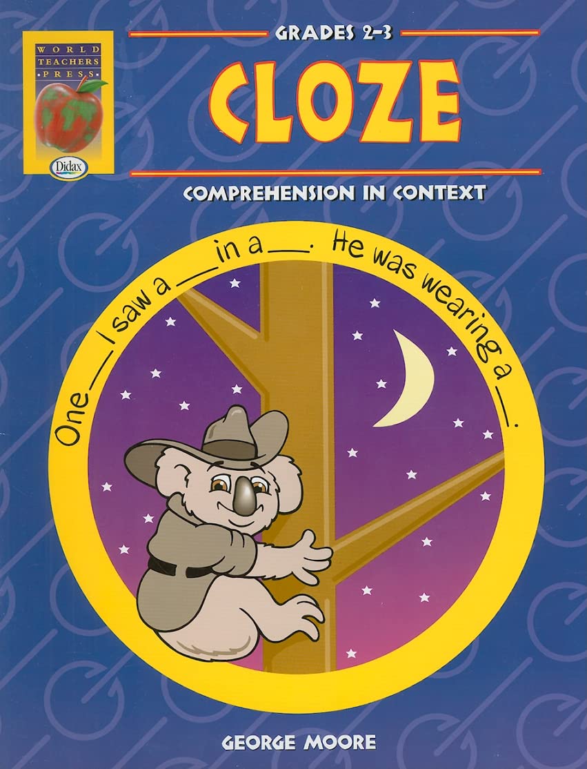 Cloze: Comprehension in Context, Grades 23 (World Teachers Press),Used