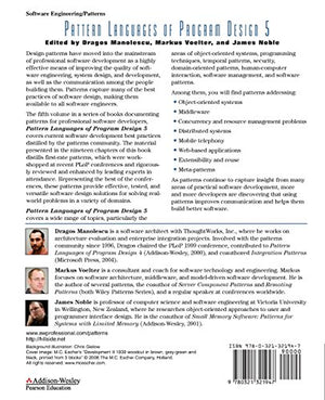 Pattern Languages of Program Design 5: (Software Patterns),Used