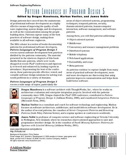 Pattern Languages of Program Design 5: (Software Patterns),Used