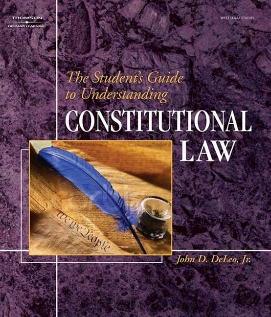The Student's Guide to Understanding Constitutional Law,Used