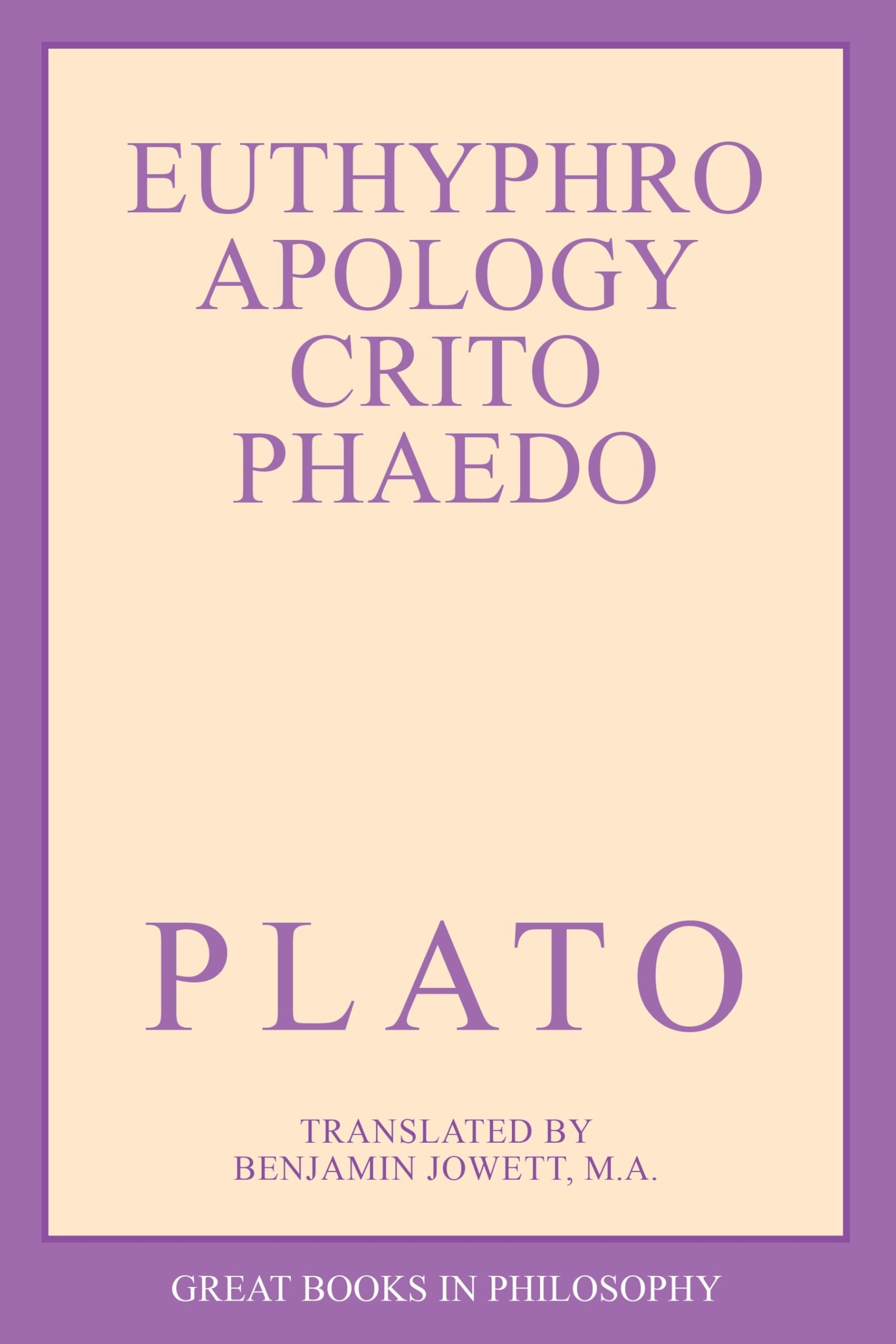 Euthyphro, Apology, Crito, Phaedo (Great Books in Philosophy),Used