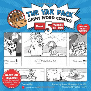 The Yak Pack: Sight Word Stories: Book 5: Comic Books to Practice Reading Dolch Sight Words (81100) (The Yak Pack  Phonics & S,Used