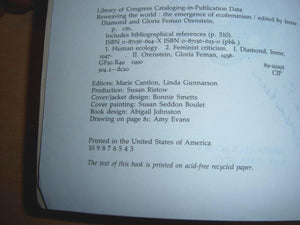 Reweaving the World: The Emergence of Ecofeminism,Used