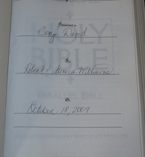 Zondervan Holy Bible: KJV & Amplified Parallel, Model 0310925606