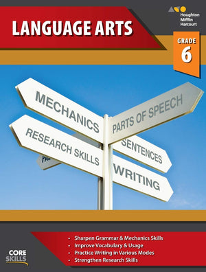 houghton mifflin harcourt SteckVaughn Core Skills Language Arts: Workbook Grade 6,Used