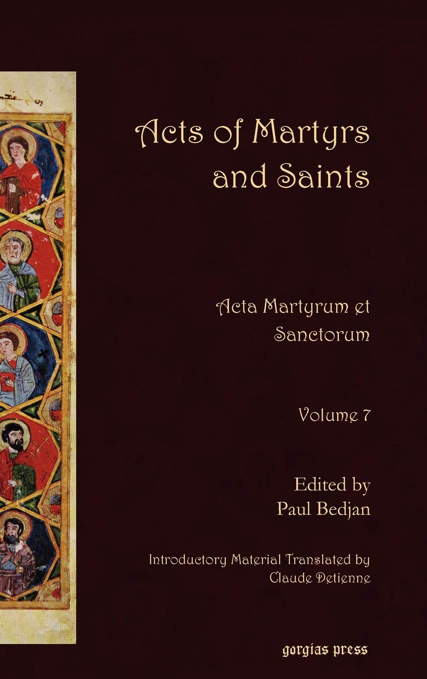 Acts Of Martyrs And Saints,Used