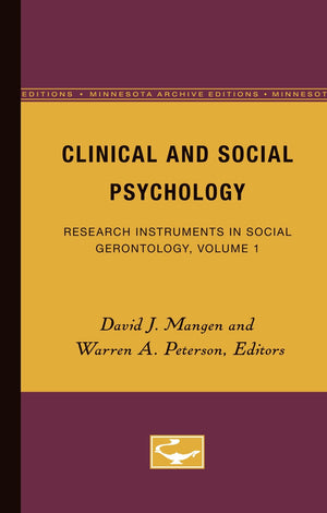 Clinical And Social Psychology,Used