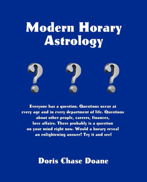 Modern Horary Astrology,Used