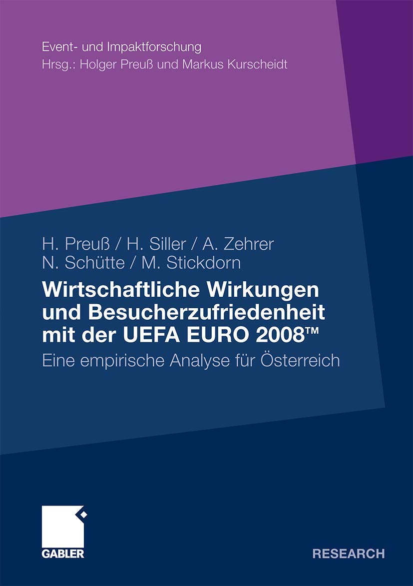 Wirtschaftliche Wirkungen und Besucherzufriedenheit mit der UEFA EURO 2008TM: Eine empirische Analyse fr sterreich (Event und I,Used