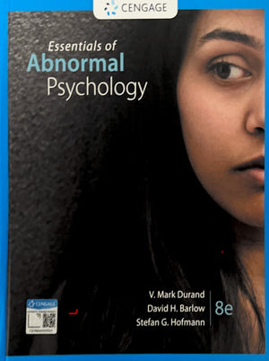 Essentials of Abnormal Psychology by Cengage Learning - Comprehensive Guide to Understanding Mental Disorders