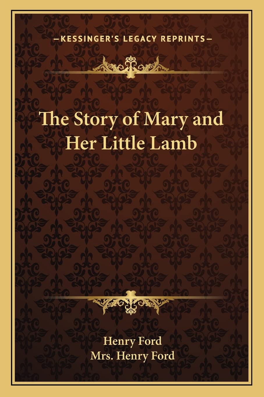 The Story of Mary and Her Little Lamb,Used