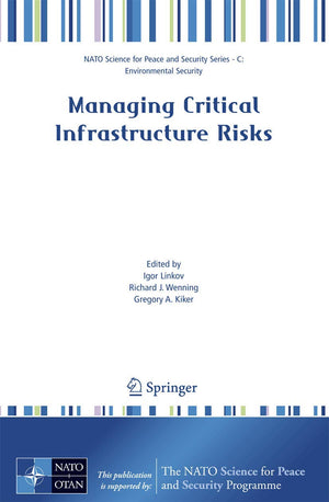 Managing Critical Infrastructure Risks (NATO Science for Peace and Security Series C: Environmental Security),Used