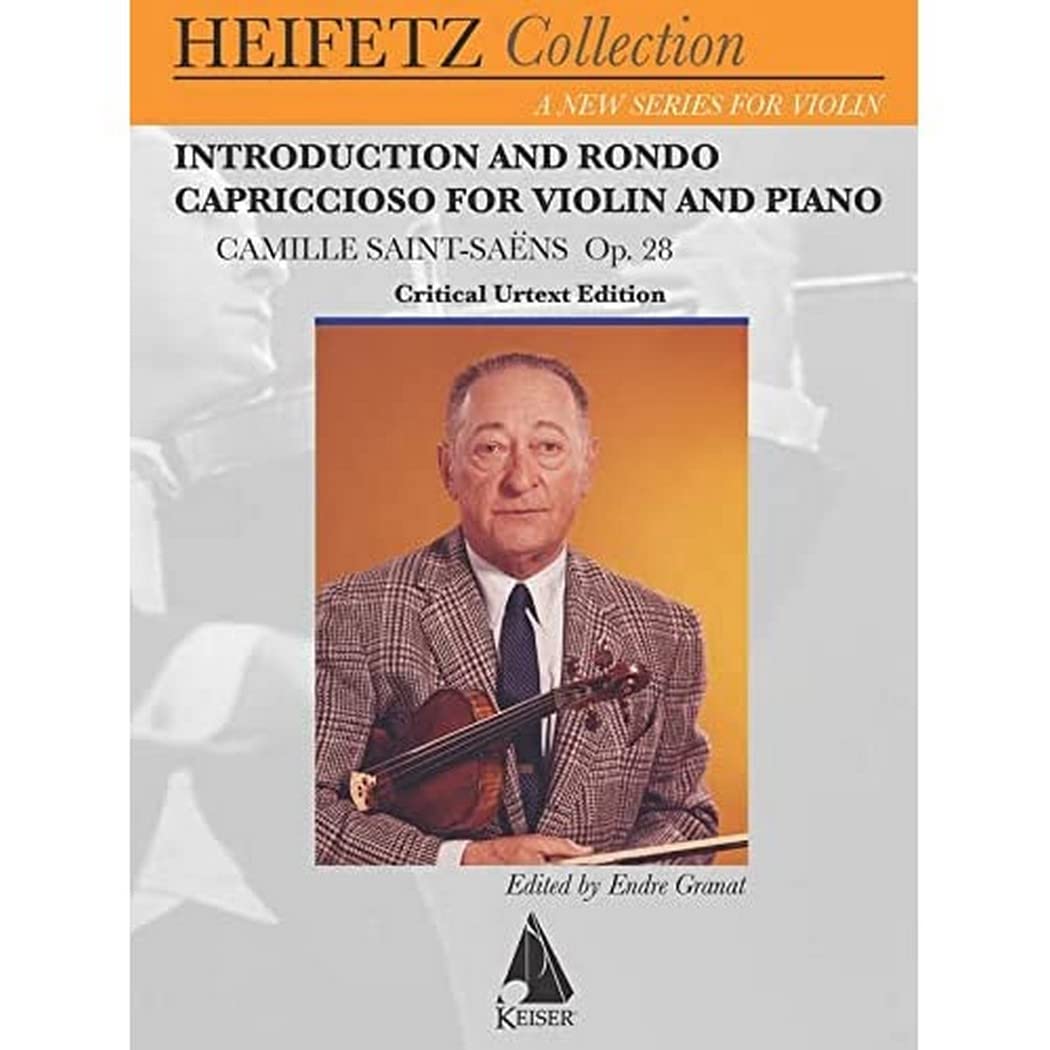 Introduction And Rondo Capriccioso, Op. 28: For Violin And Piano Critical Urtext Edition Heifetz Collection,Used