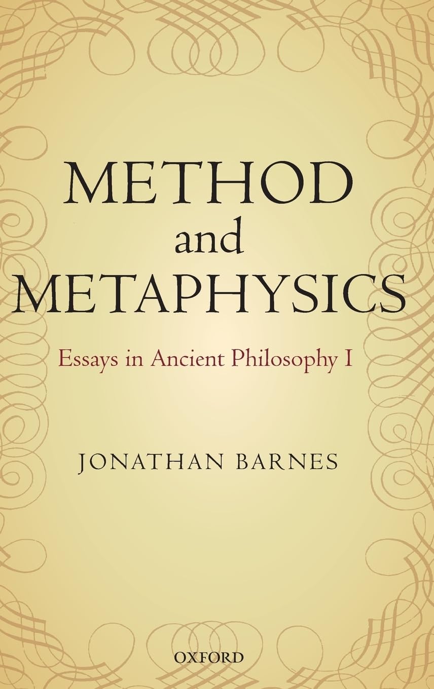 Method and Metaphysics: Essays in Ancient Philosophy I,Used