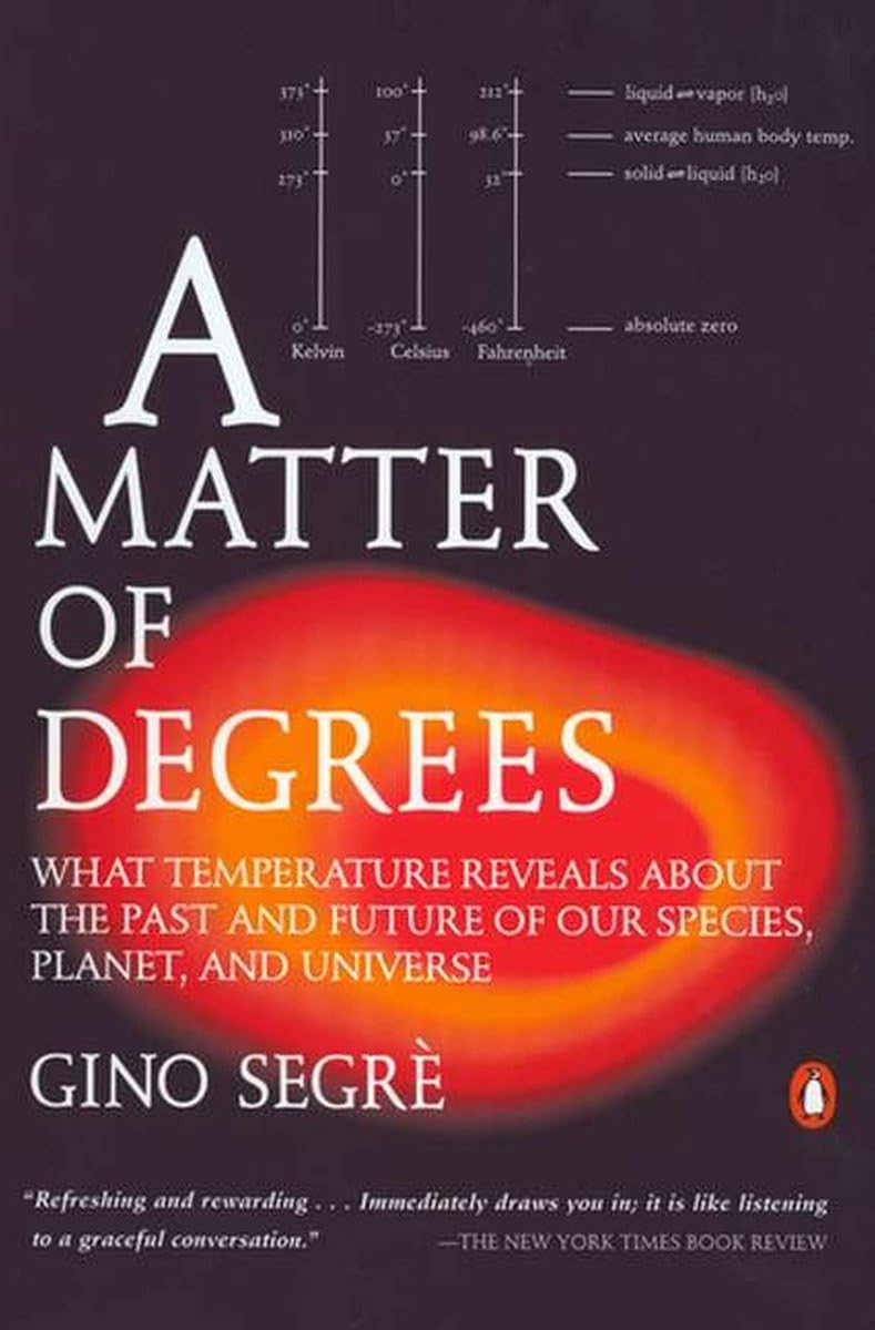 A Matter Of Degrees: What Temperature Reveals About The Past And Future Of Our Species, Planet, And Universe,New