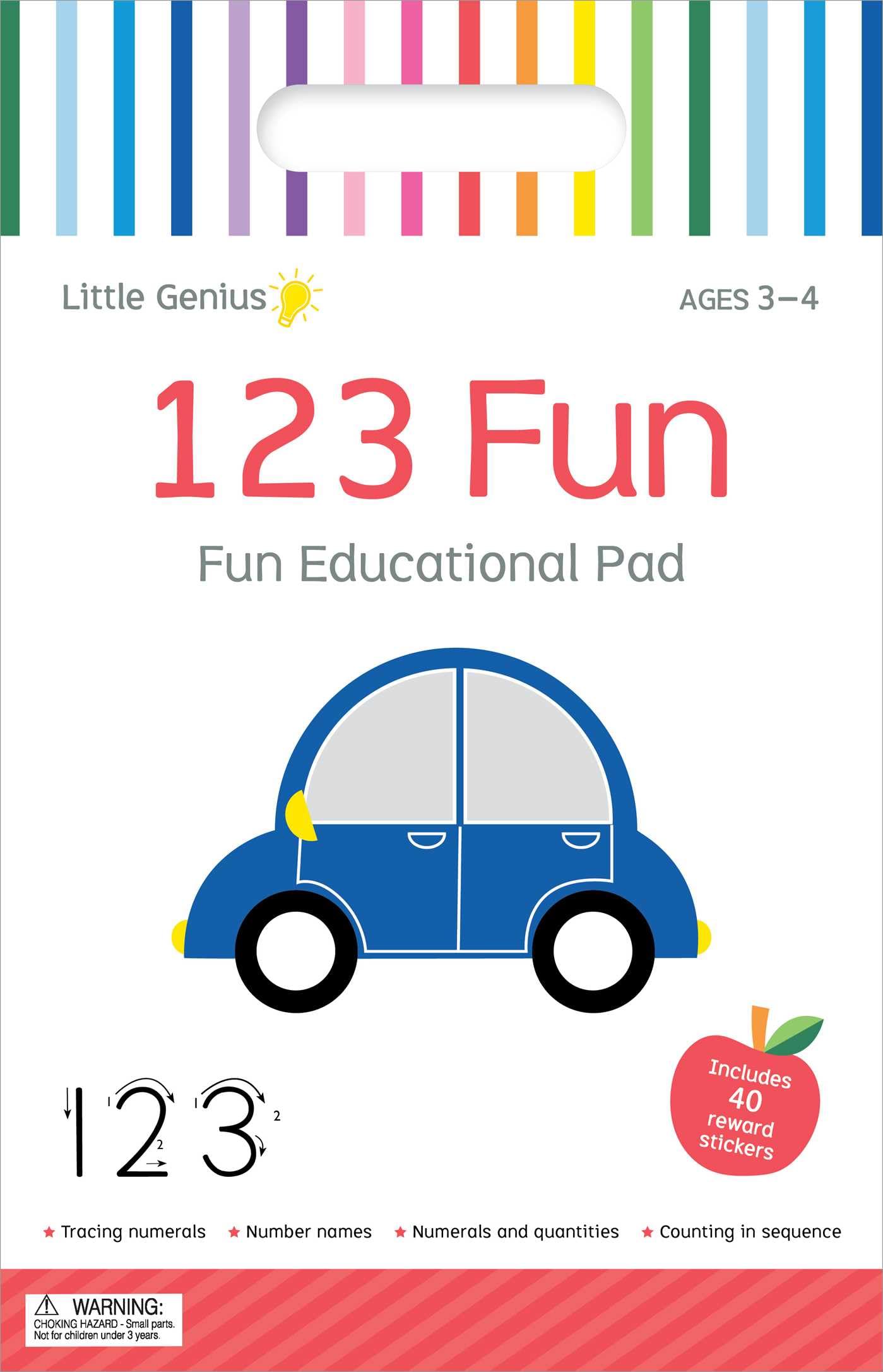 123 Fun: Fun Educational Activity Pad With Carry Handle (Little Genius)