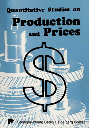 Quantitative Studies on Production and Prices (German Edition),Used
