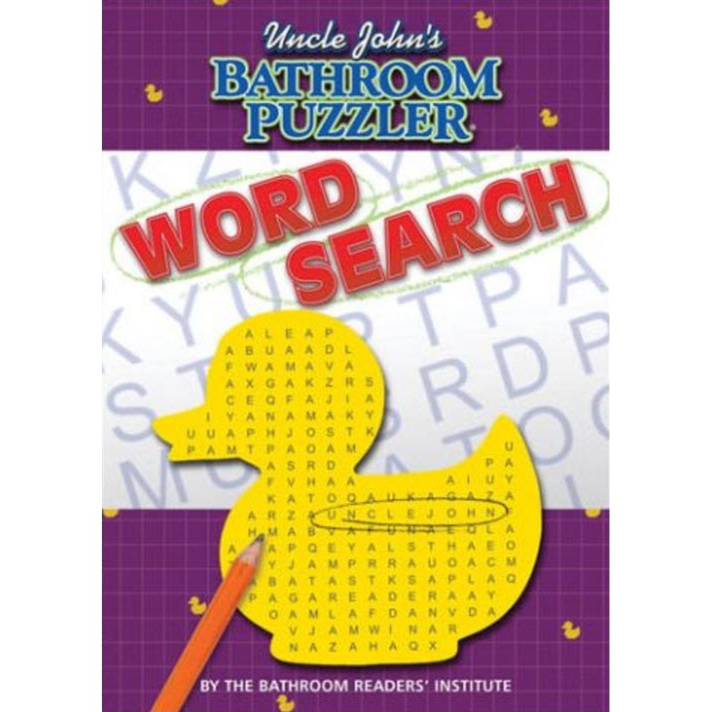 Uncle John's Bathroom Puzzler: Word Search,Used