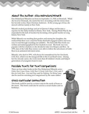 Little Bear: An Instructional Guide for Literature  Novel Study Guide for Elementary School Literature with Close Reading and W,Used