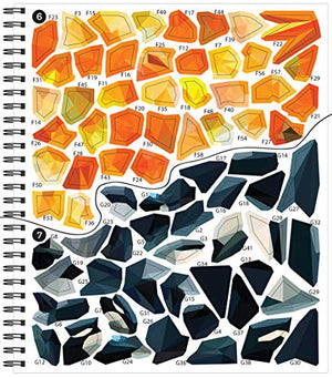 Brain Games  Sticker by Number: Ocean Treasures,Used