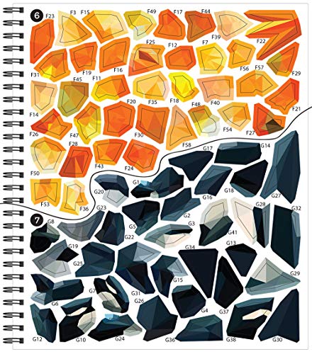 Brain Games  Sticker by Number: Ocean Treasures,Used